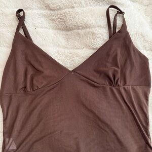 Others Follow Brown Crop Top